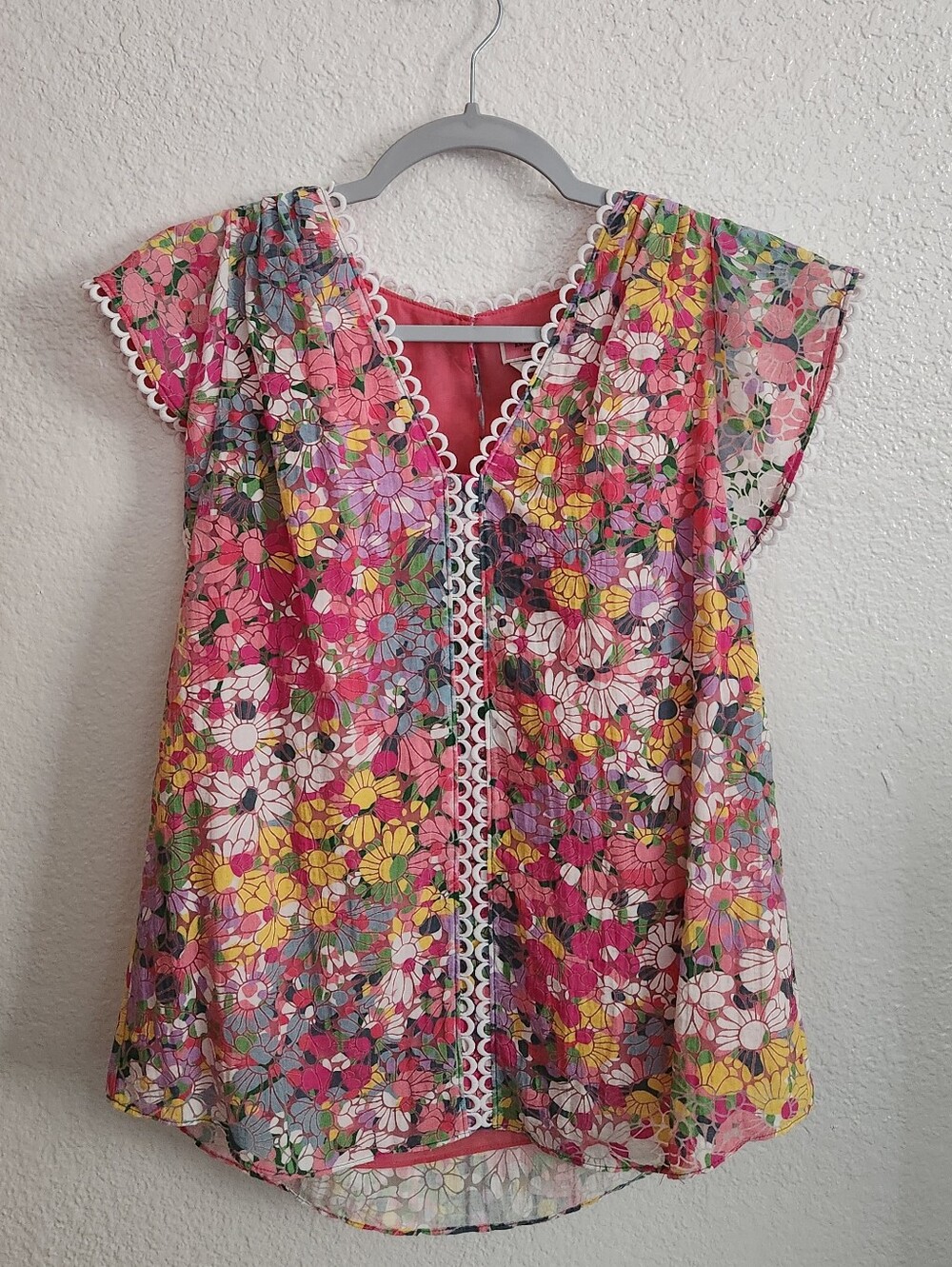 Kate Spade Floral Dots Blouse